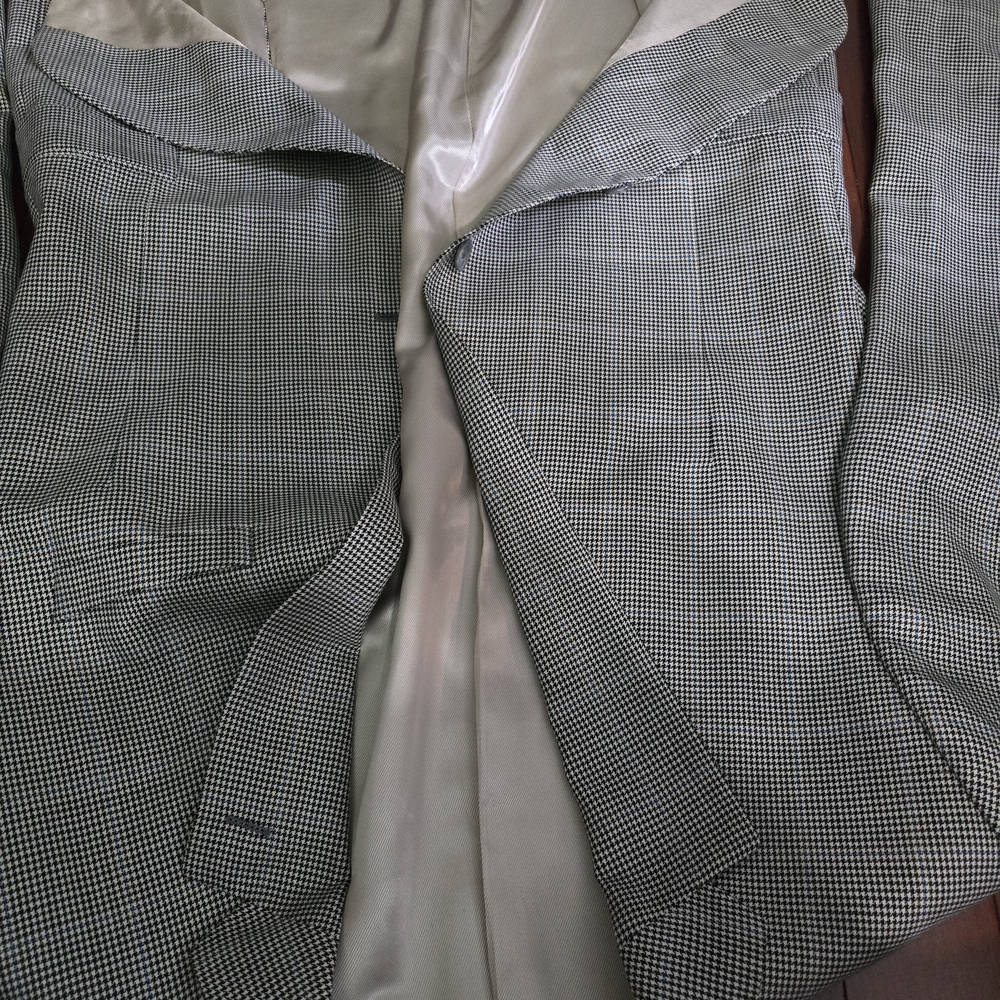 Men's Classic Gray Checkered Jacket